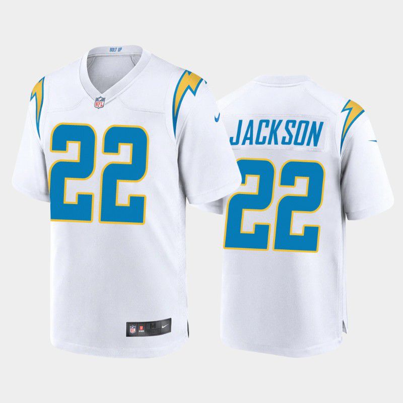 Men Los Angeles Chargers 22 Justin Jackson Nike White Game NFL Jersey